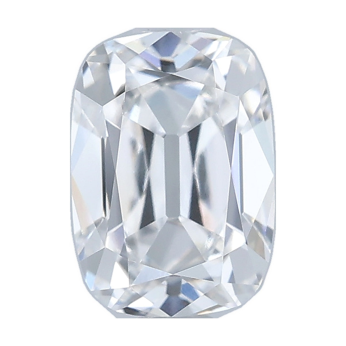 1.20 ct elongated old mine cushion lab-grown diamond, F color, VS1 clarity, IGI certified, still from its 360° video