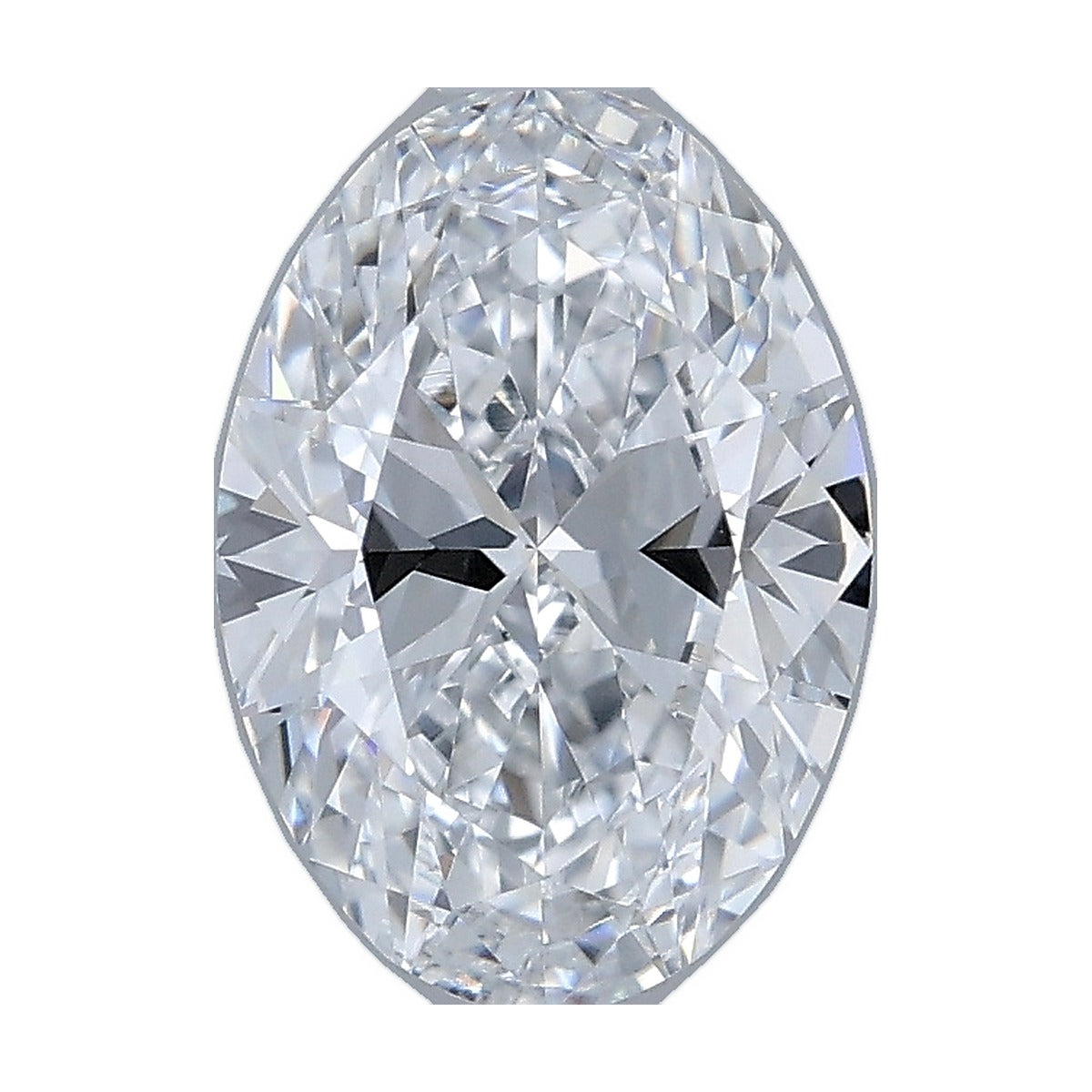 1.20 ct oval lab-grown diamond, D color, VS1 clarity, IGI certified, still from its 360° video