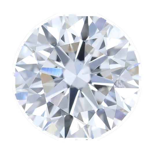 1.20 ct round lab-grown diamond, F color, VS1 clarity, IGI certified, still from its 360° video