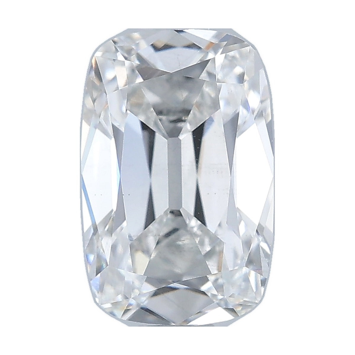 1.21 ct elongated old mine cushion lab-grown diamond, F color, VS2 clarity, IGI certified, still from its 360° video