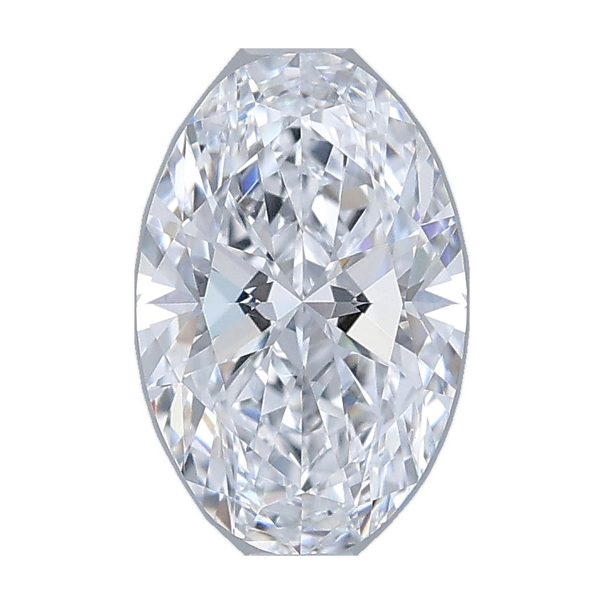 1.21 ct oval lab-grown diamond, D color, VVS2 clarity, IGI certified, still from its 360° video