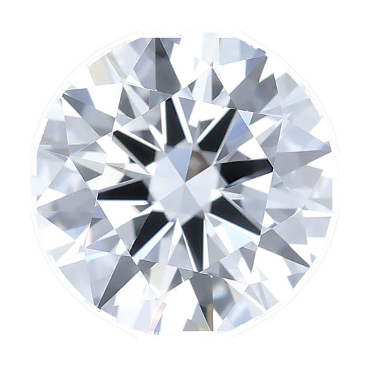 1.21 ct round lab-grown diamond, D color, VS1 clarity, IGI certified, still from its 360° video