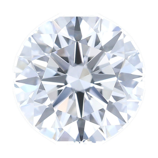 1.21 ct round lab-grown diamond, D color, VVS2 clarity, IGI certified, still from its 360° video