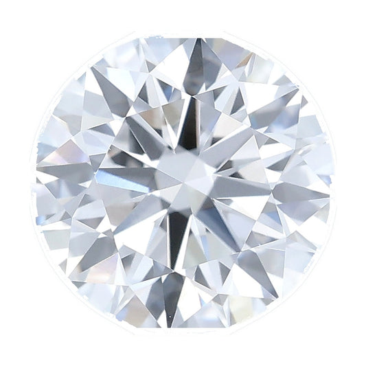 1.21 ct round lab-grown diamond, D color, VVS2 clarity, IGI certified, still from its 360° video