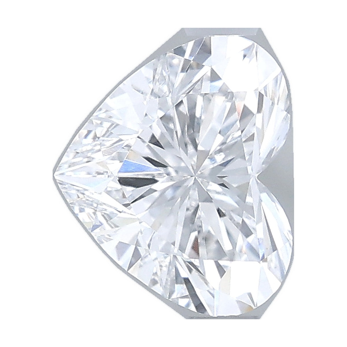 1.22 ct heart lab-grown diamond, D color, VS1 clarity, IGI certified, still from its 360° video
