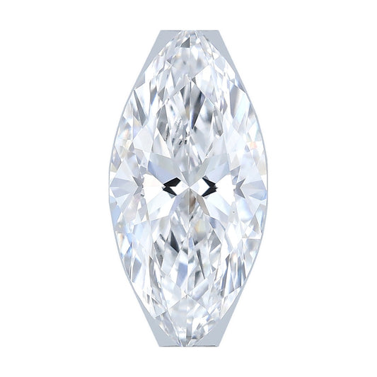 1.22 ct marquise lab-grown diamond, D color, VVS2 clarity, IGI certified, still from its 360° video