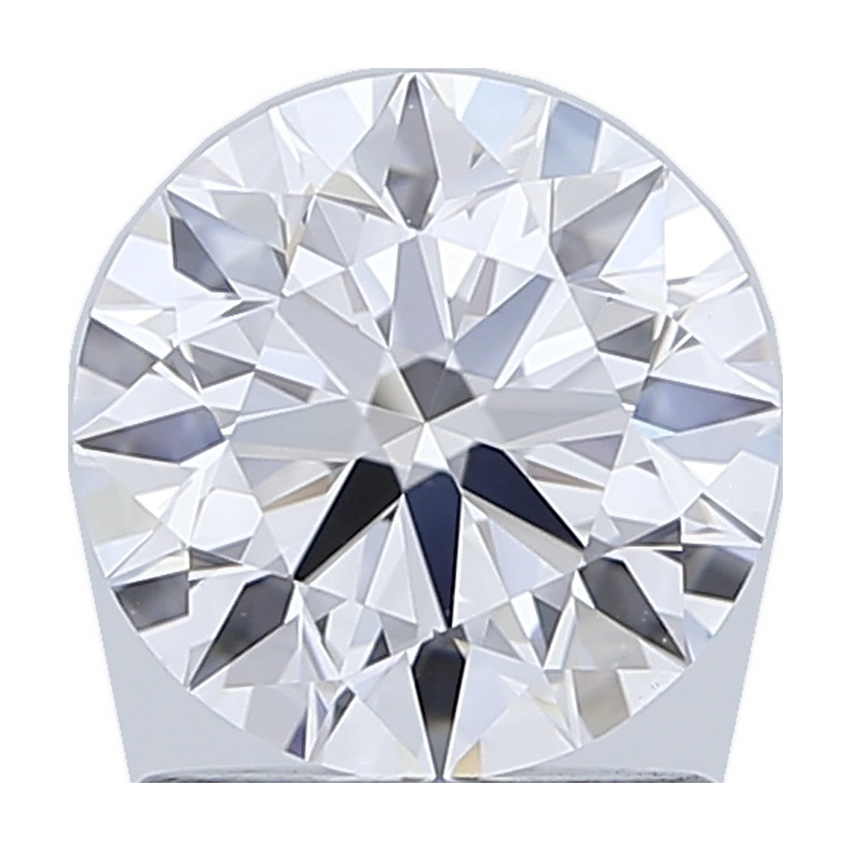 1.22 ct round lab-grown diamond, D color, VS1 clarity, GIA certified, still from its 360° video