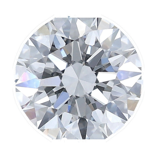 1.22 ct round lab-grown diamond, E color, VS2 clarity, IGI certified, still from its 360° video