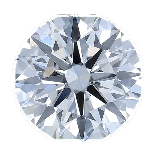 1.22 ct round lab-grown diamond, G color, VVS2 clarity, IGI certified, still from its 360° video