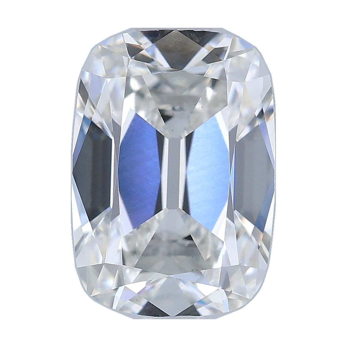 1.23 ct elongated old mine cushion lab-grown diamond, G color, VS1 clarity, IGI certified, still from its 360° video