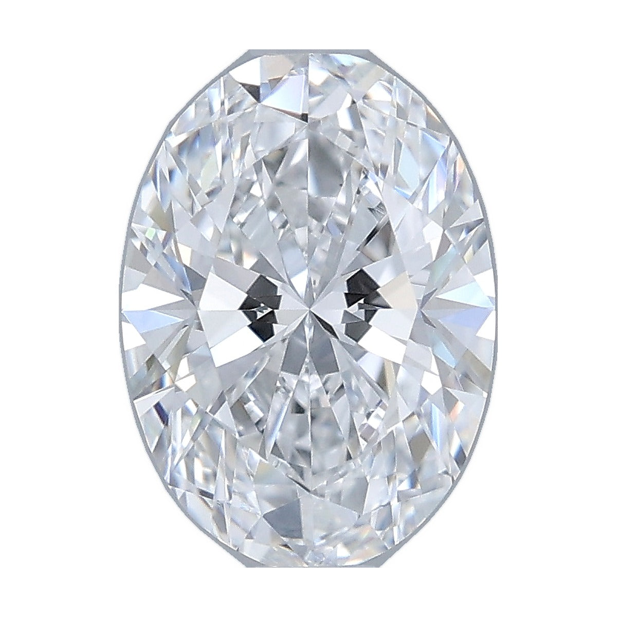 1.23 ct oval lab-grown diamond, D color, VS1 clarity, IGI certified, still from its 360° video