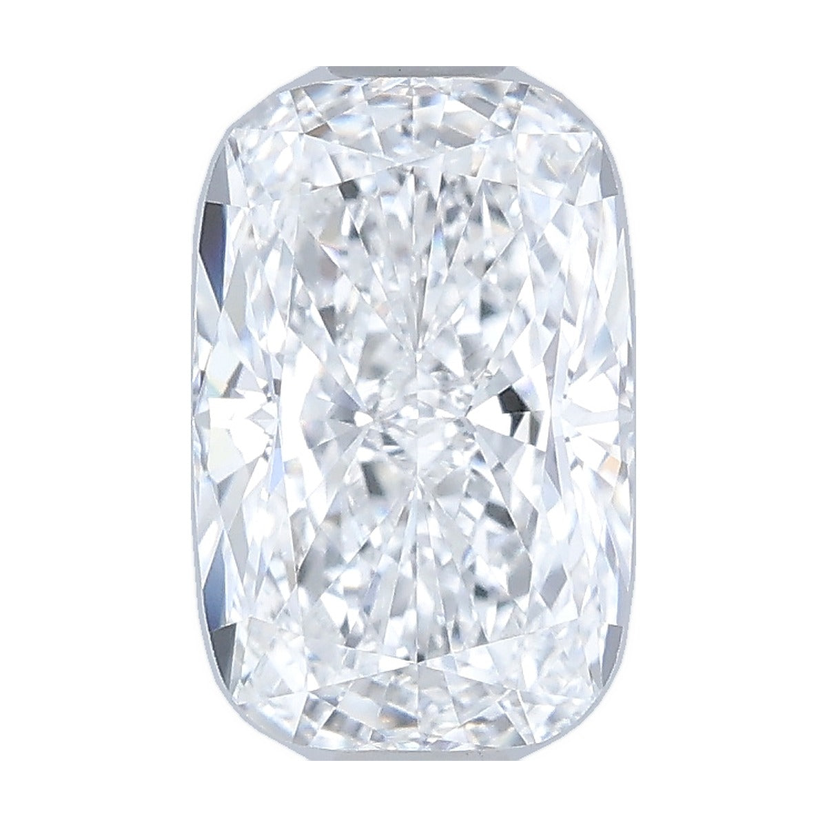 1.24 ct elongated cushion lab-grown diamond, D color, VVS2 clarity, IGI certified, still from its 360° video