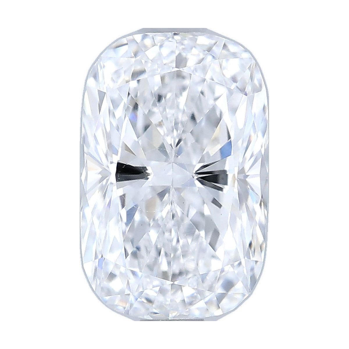 1.24 ct elongated cushion lab-grown diamond, D color, VVS2 clarity, IGI certified, still from its 360° video