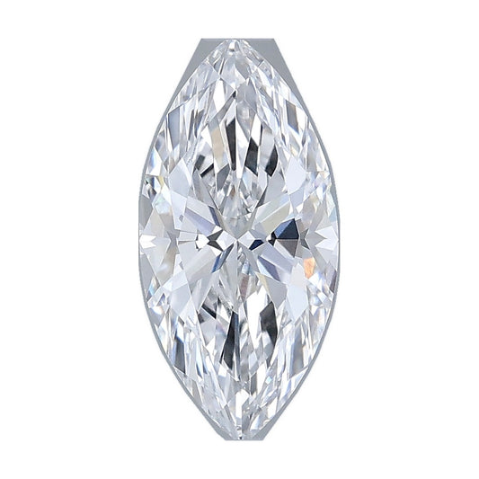 1.24 ct marquise lab-grown diamond, D color, VVS1 clarity, IGI certified, still from its 360° video