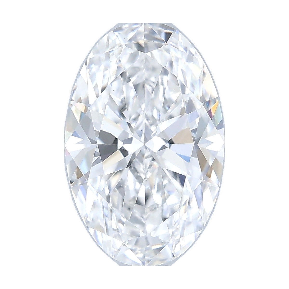 1.24 ct oval lab-grown diamond, D color, VS1 clarity, IGI certified, still from its 360° video