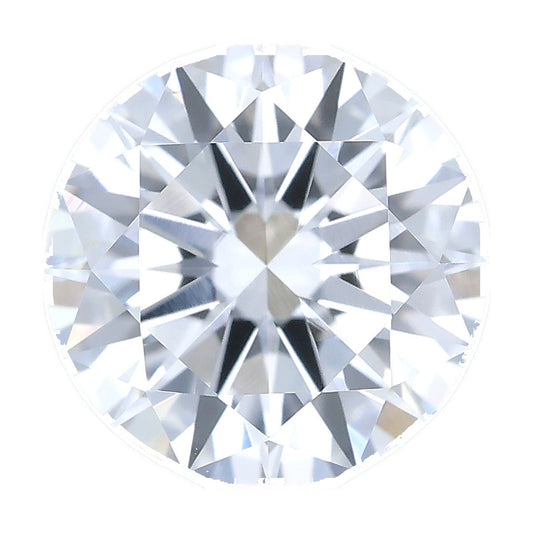 1.24 ct round lab-grown diamond, D color, VVS2 clarity, IGI certified, still from its 360° video