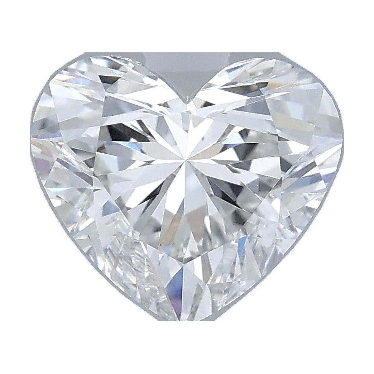 1.25 ct heart lab-grown diamond, F color, VS1 clarity, IGI certified, still from its 360° video