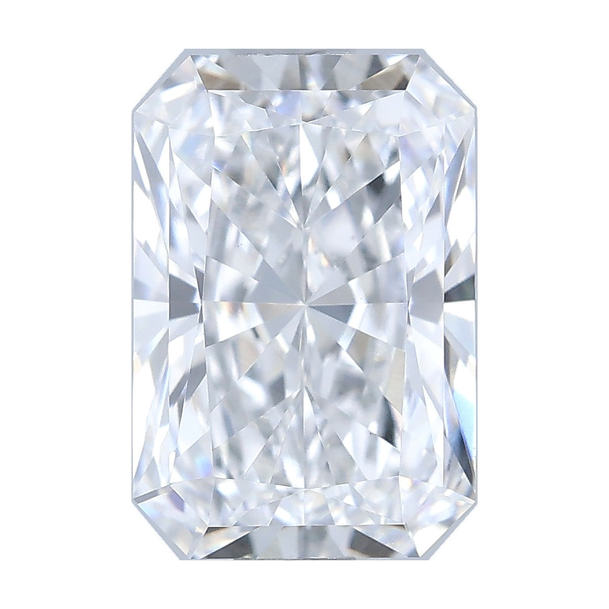 1.25 ct radiant lab-grown diamond, D color, VVS2 clarity, IGI certified, still from its 360° video