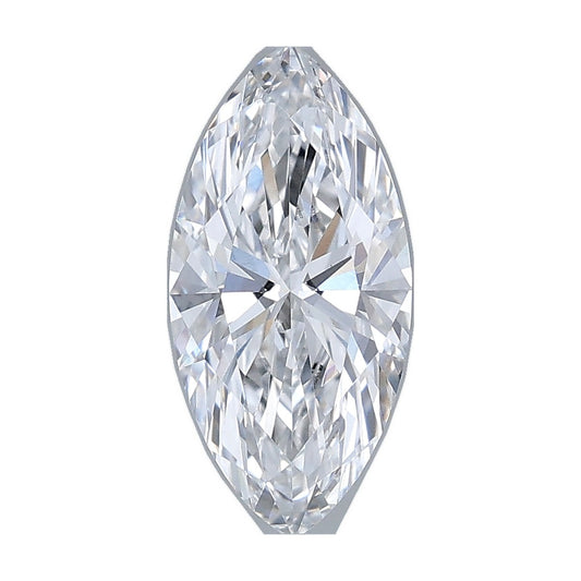 1.26 ct marquise lab-grown diamond, D color, VS1 clarity, IGI certified, still from its 360° video