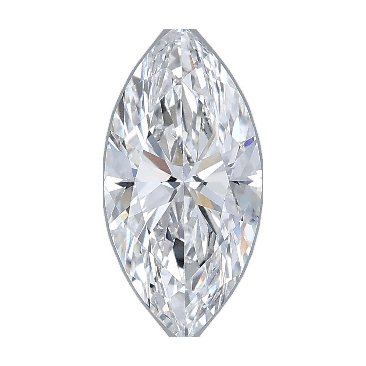 1.26 ct marquise lab-grown diamond, E color, VS1 clarity, IGI certified, still from its 360° video