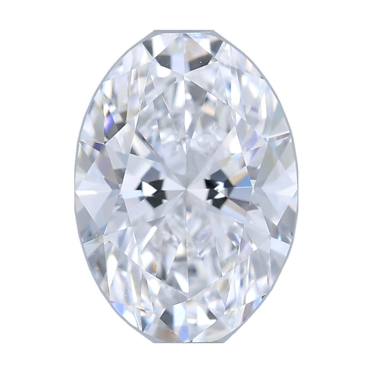 1.26 ct oval lab-grown diamond, D color, VVS2 clarity, IGI certified, still from its 360° video