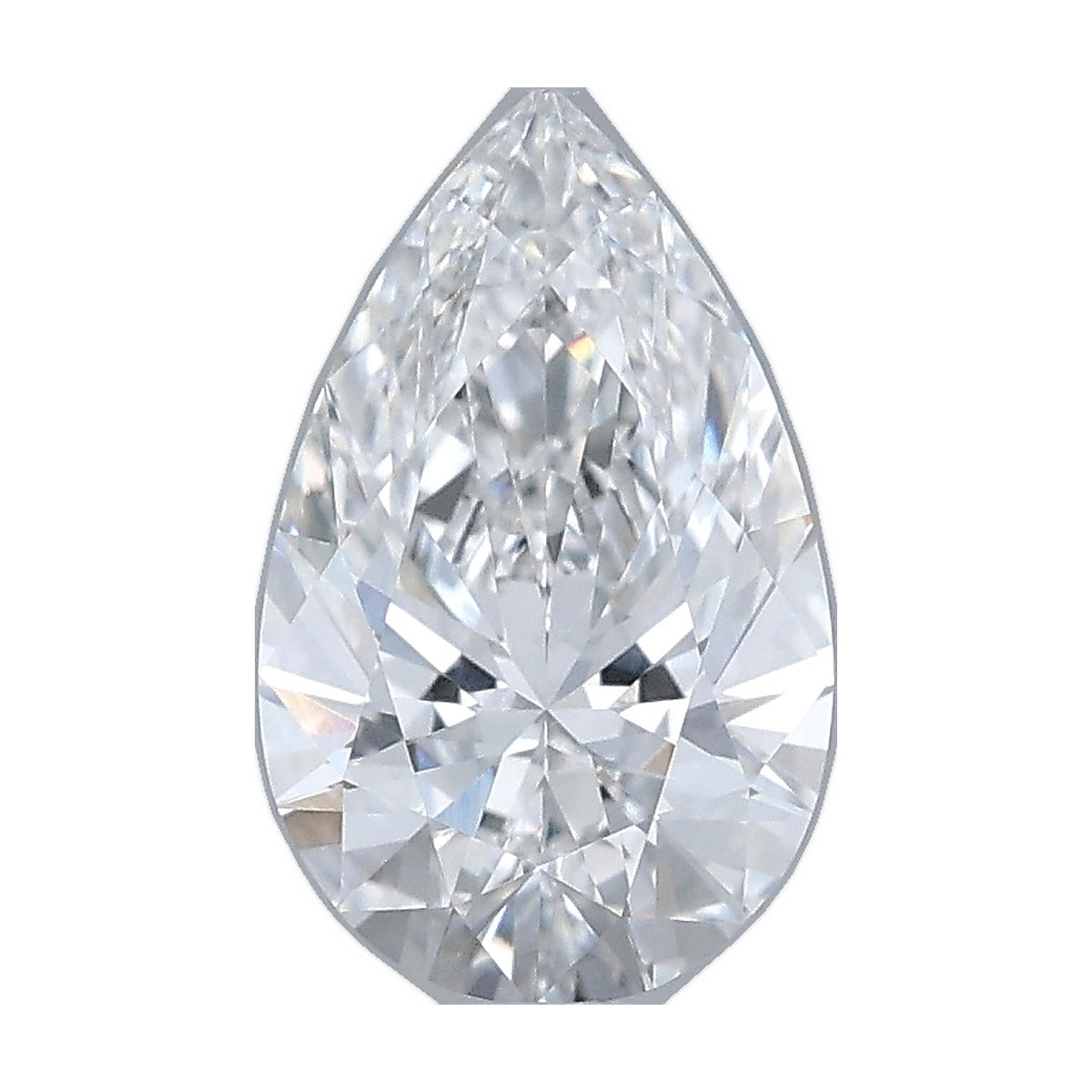 1.26 ct pear lab-grown diamond, F color, VVS2 clarity, IGI certified, still from its 360° video
