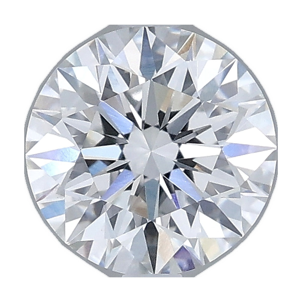 1.26 ct round lab-grown diamond, E color, VS1 clarity, IGI certified, still from its 360° video