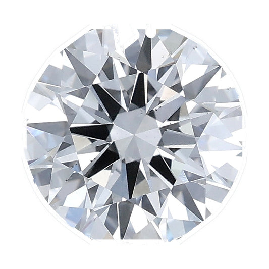 1.26 ct round lab-grown diamond, F color, VS2 clarity, IGI certified, still from its 360° video