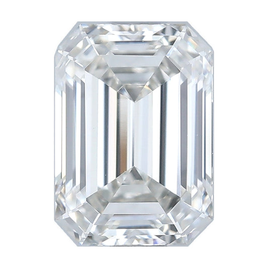 1.27 ct emerald lab-grown diamond, G color, VVS2 clarity, IGI certified, still from its 360° video
