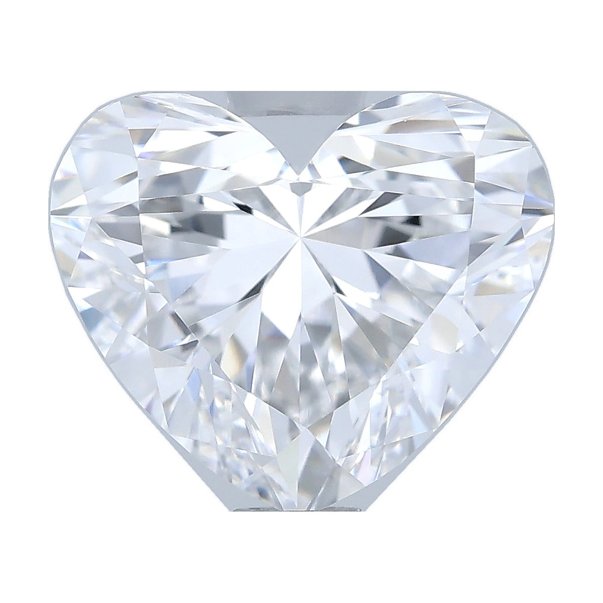 1.27 ct heart lab-grown diamond, D color, VVS2 clarity, IGI certified, still from its 360° video