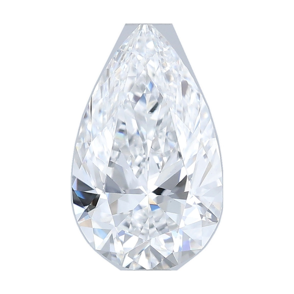 1.27 ct pear lab-grown diamond, D color, VS1 clarity, IGI certified, still from its 360° video