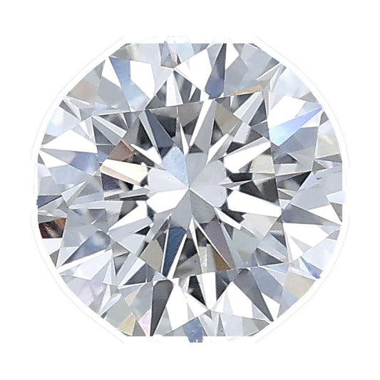 1.27 ct round lab-grown diamond, E color, VS1 clarity, IGI certified, still from its 360° video