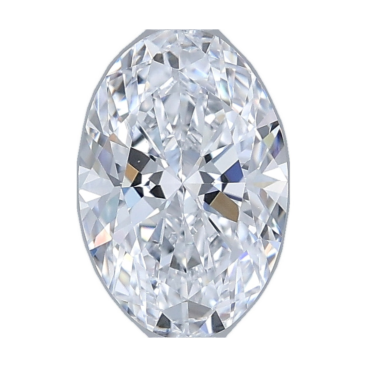 1.28 ct oval lab-grown diamond, D color, VVS2 clarity, IGI certified, still from its 360° video