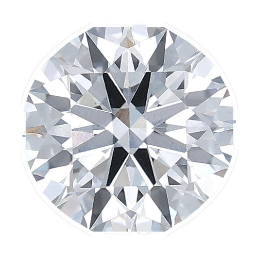 1.28 ct round lab-grown diamond, E color, VS1 clarity, IGI certified, still from its 360° video