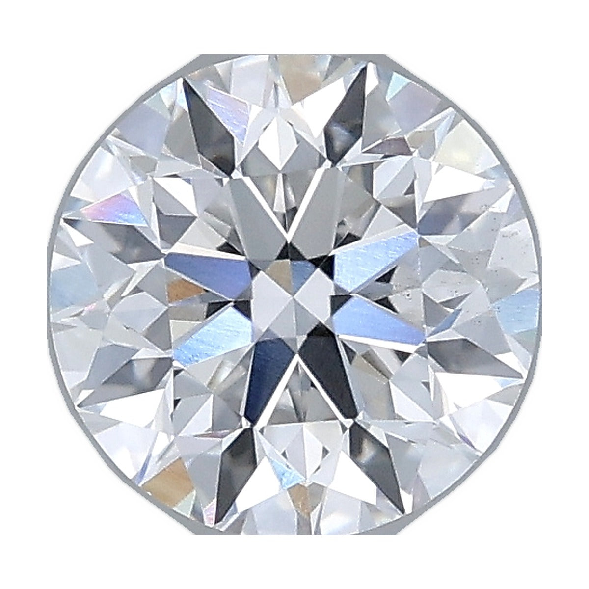 1.28 ct round lab-grown diamond, E color, VS1 clarity, IGI certified, still from its 360° video
