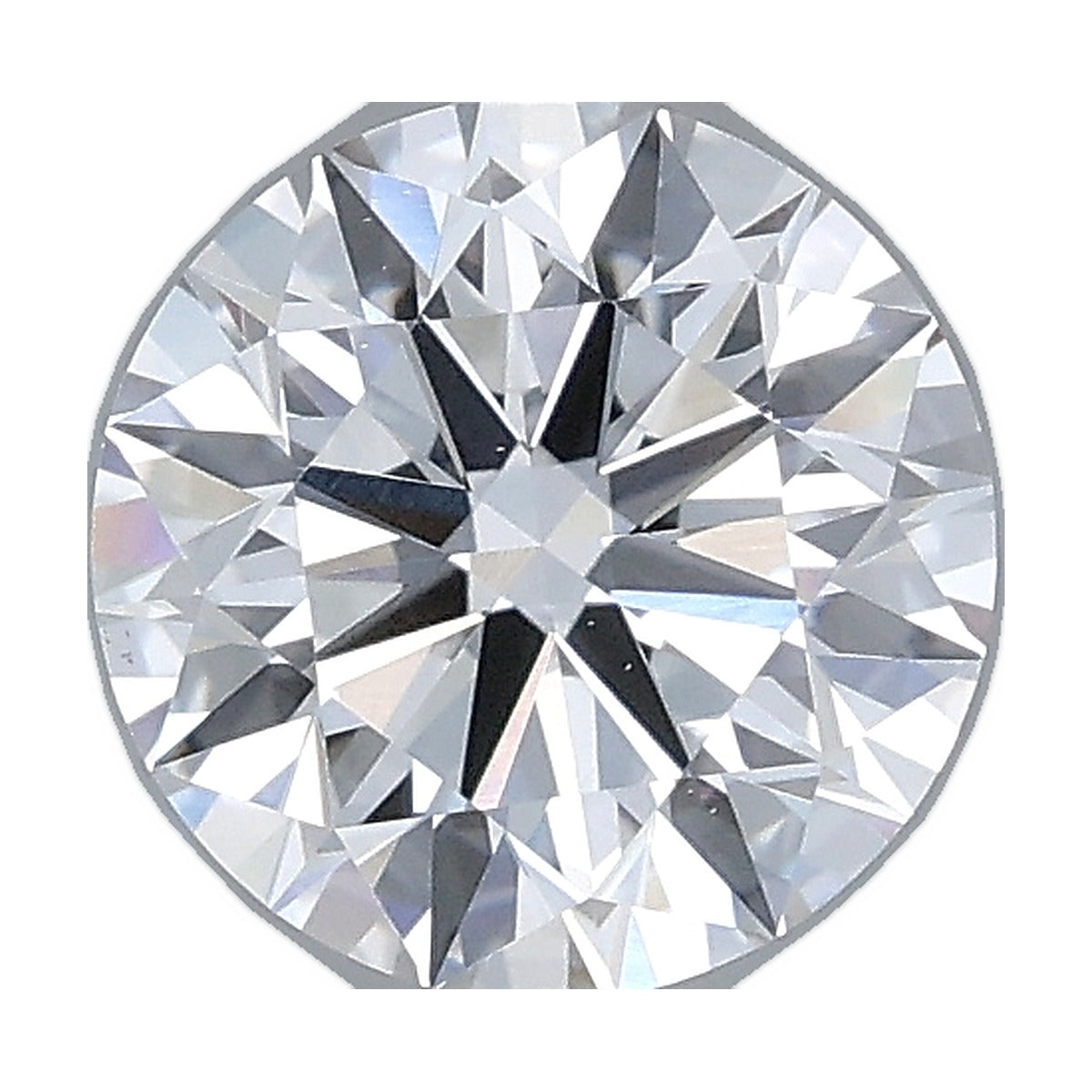 1.28 ct round lab-grown diamond, E color, VS1 clarity, IGI certified, still from its 360° video