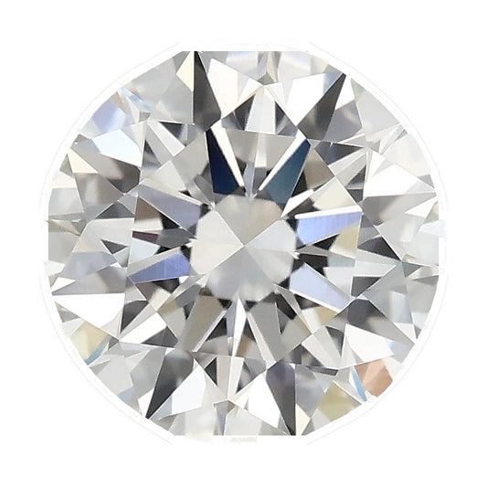 1.28 ct round lab-grown diamond, E color, VVS2 clarity, IGI certified, still from its 360° video