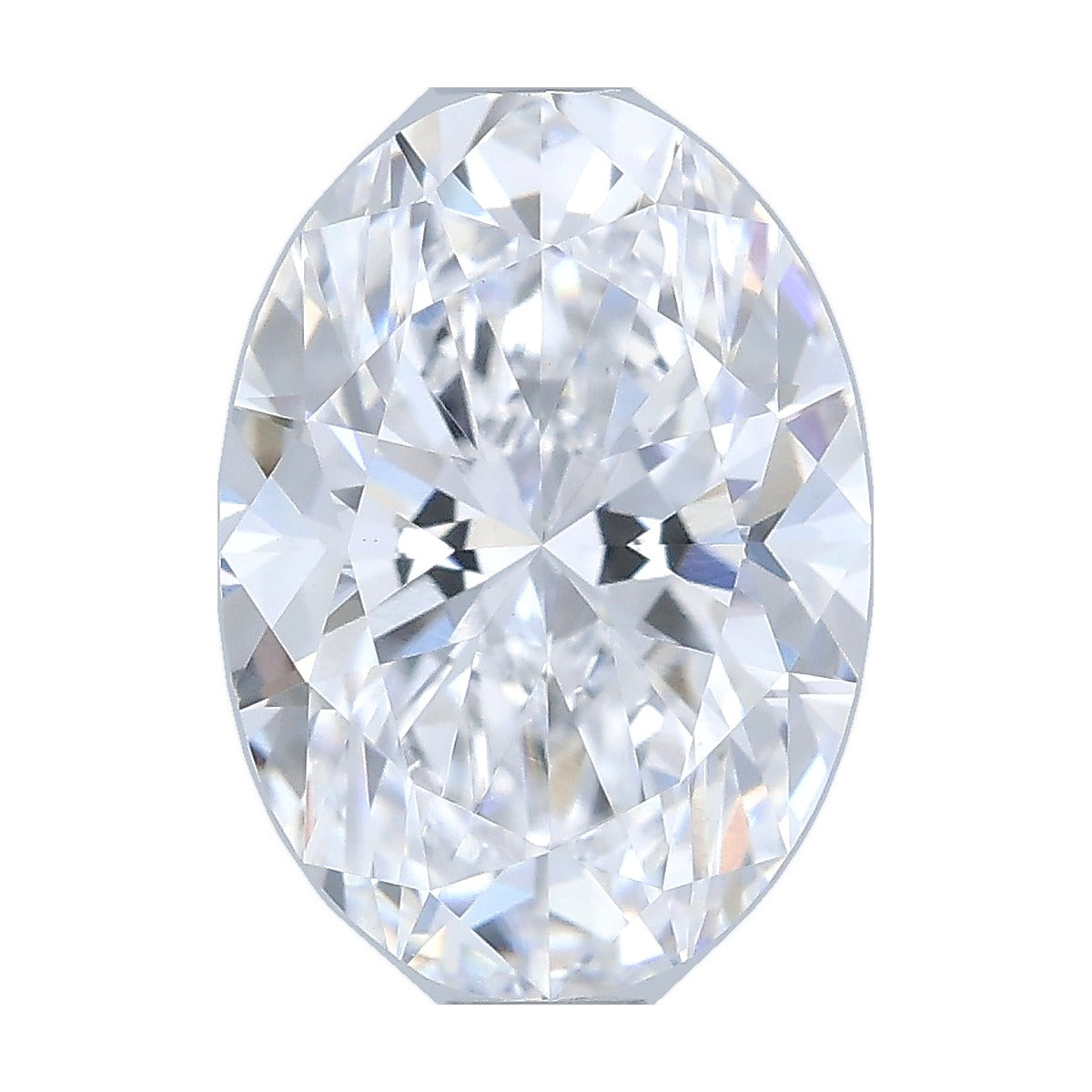 1.30 ct oval lab-grown diamond, D color, VS1 clarity, IGI certified, still from its 360° video