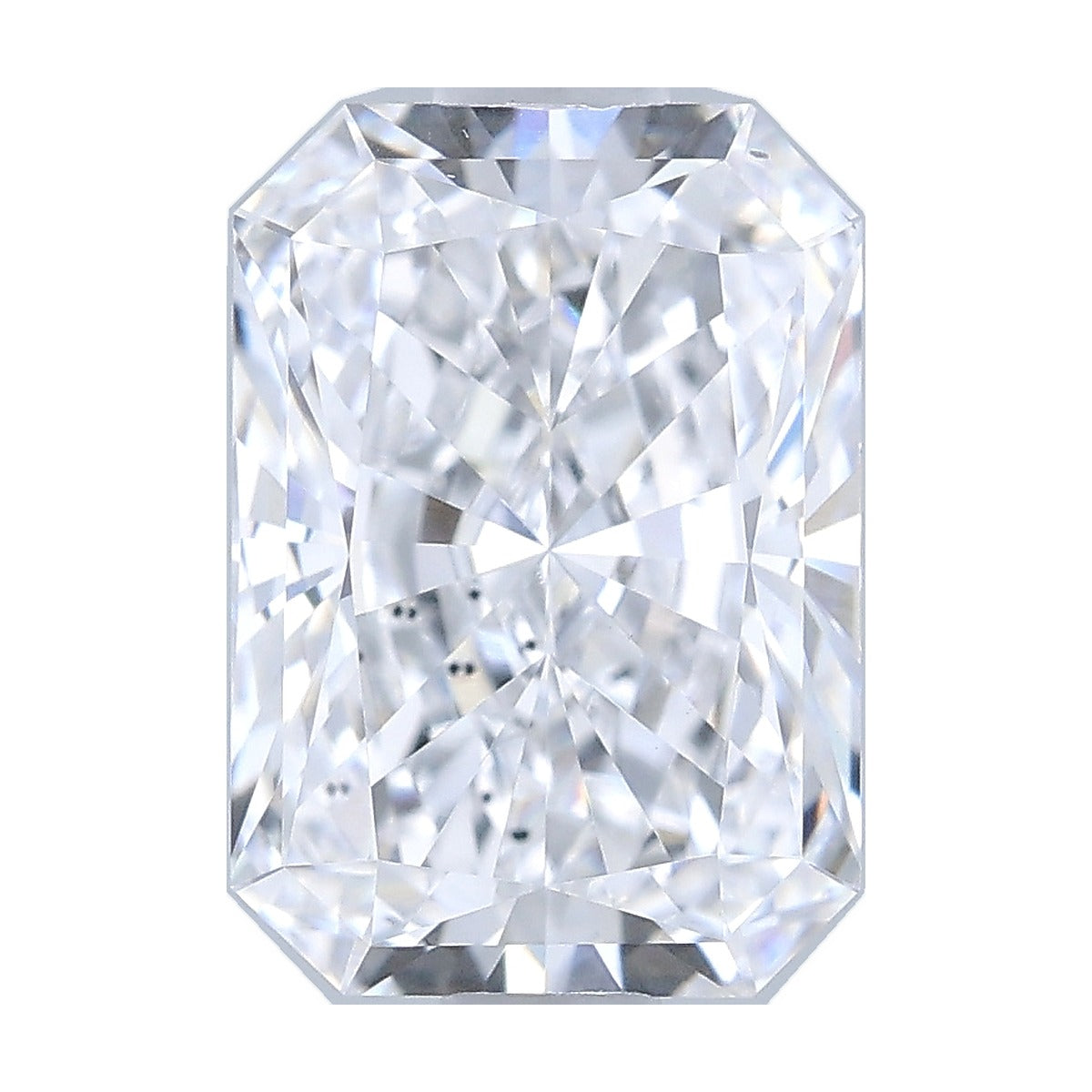 1.30 ct radiant lab-grown diamond, D color, VVS2 clarity, IGI certified, still from its 360° video