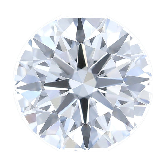 1.31 ct round lab-grown diamond, D color, VS1 clarity, IGI certified, still from its 360° video