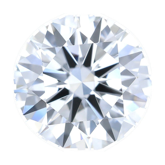 1.31 ct round lab-grown diamond, E color, VVS2 clarity, IGI certified, still from its 360° video