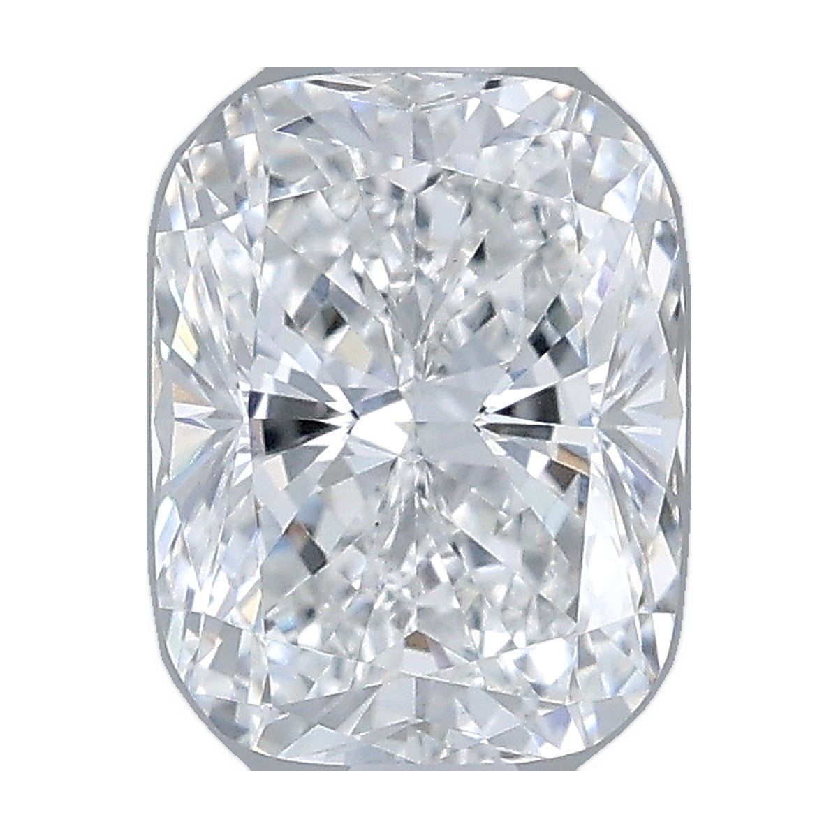 1.33 ct elongated cushion lab-grown diamond, E color, VS1 clarity, IGI certified, still from its 360° video
