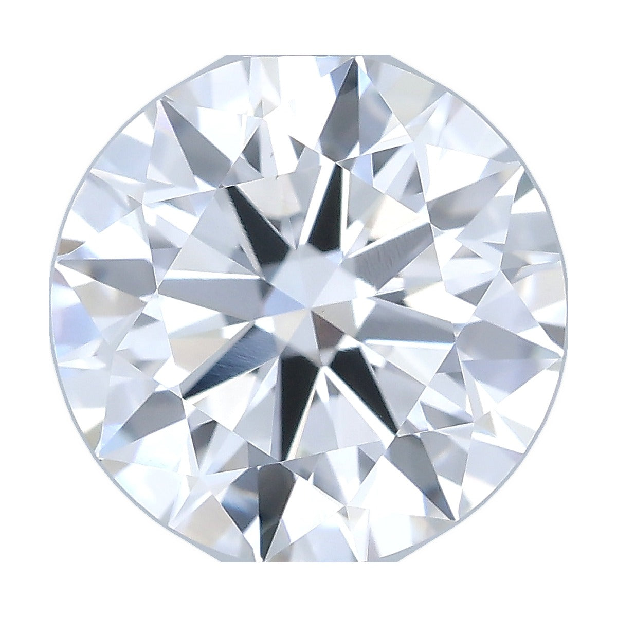 1.33 ct round lab-grown diamond, E color, VVS2 clarity, IGI certified, still from its 360° video