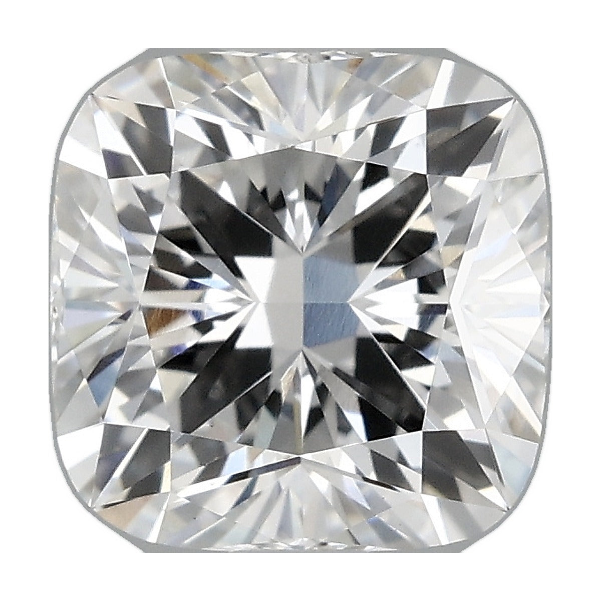 1.34 ct cushion lab-grown diamond, D color, VS1 clarity, IGI certified, still from its 360° video