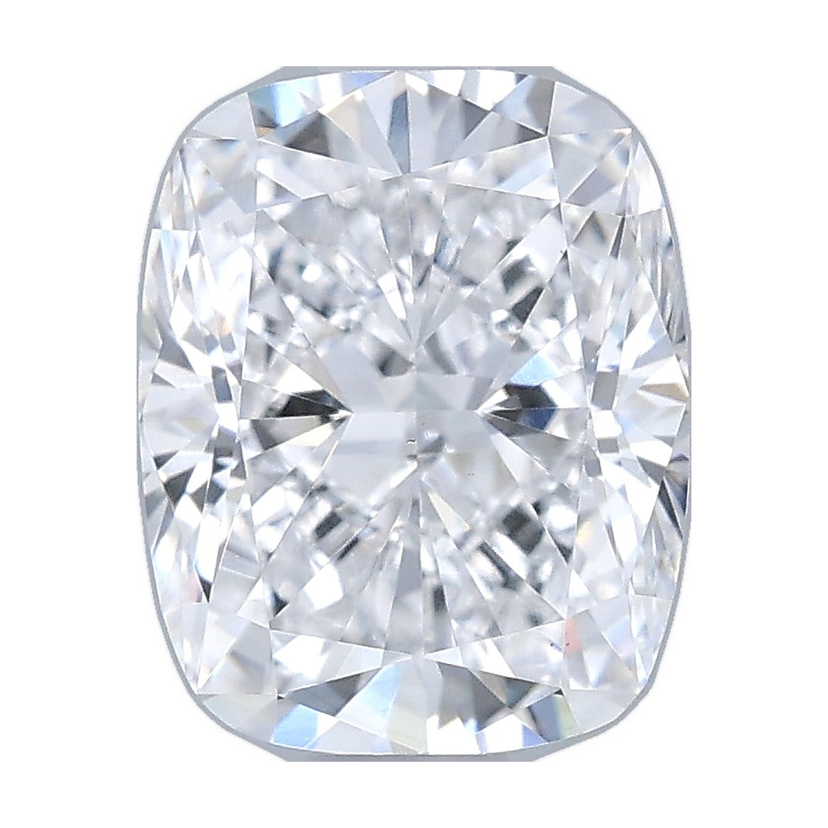 1.34 ct elongated cushion lab-grown diamond, D color, VS1 clarity, IGI certified, still from its 360° video
