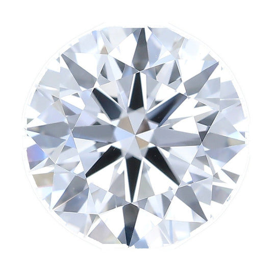 1.34 ct round lab-grown diamond, D color, VS2 clarity, IGI certified, still from its 360° video