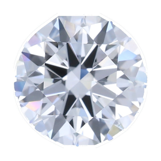 1.34 ct round lab-grown diamond, E color, VS1 clarity, IGI certified, still from its 360° video