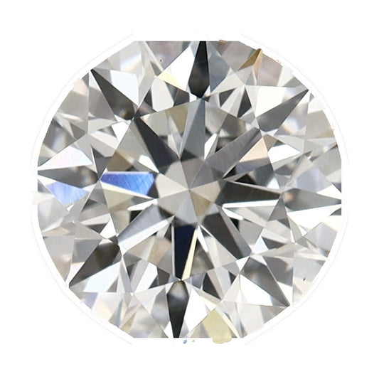 1.34 ct round lab-grown diamond, E color, VS1 clarity, IGI certified, still from its 360° video