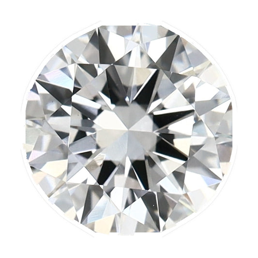 1.35 ct round lab-grown diamond, E color, VS1 clarity, IGI certified, still from its 360° video