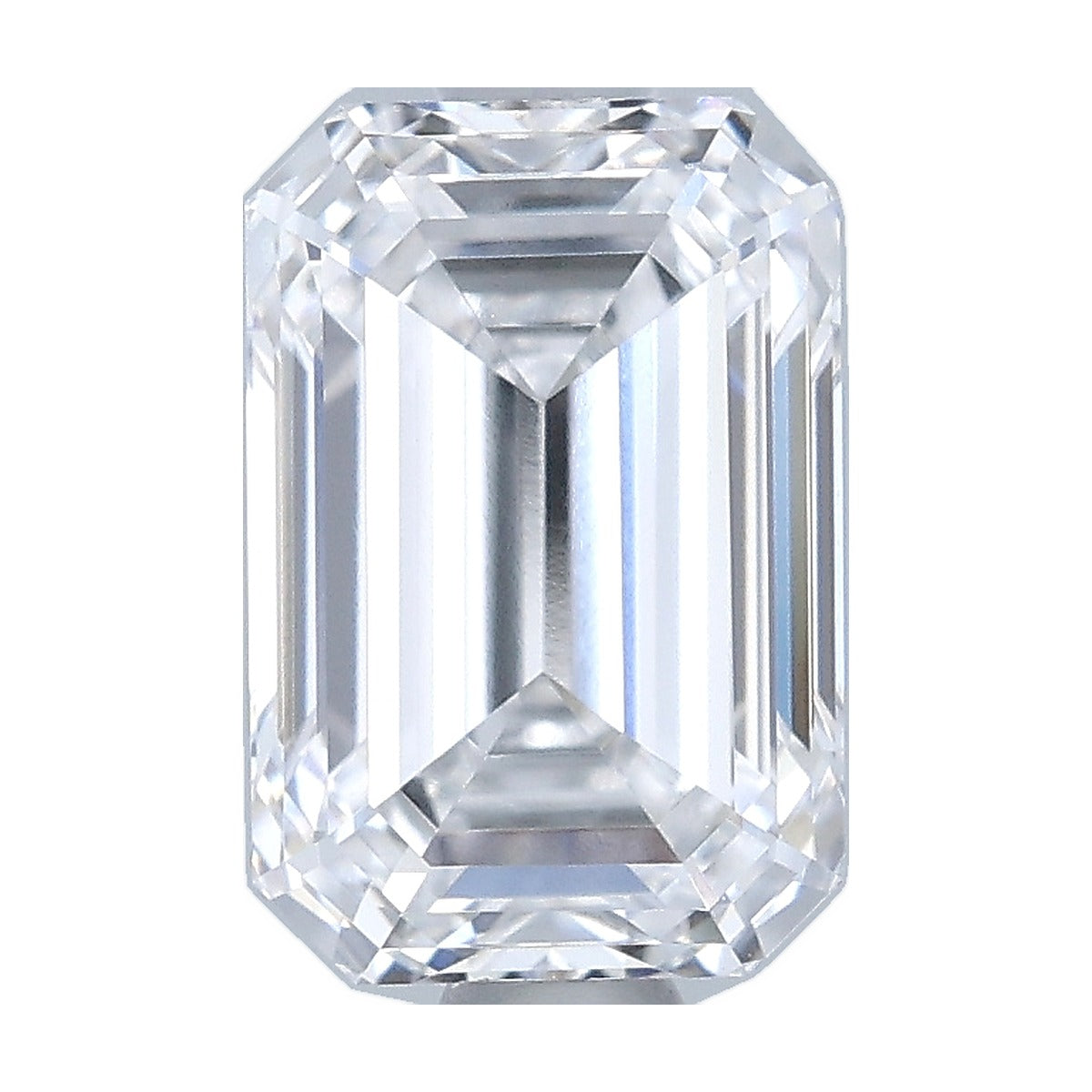 1.36 ct emerald lab-grown diamond, D color, VVS2 clarity, GIA certified, still from its 360° video